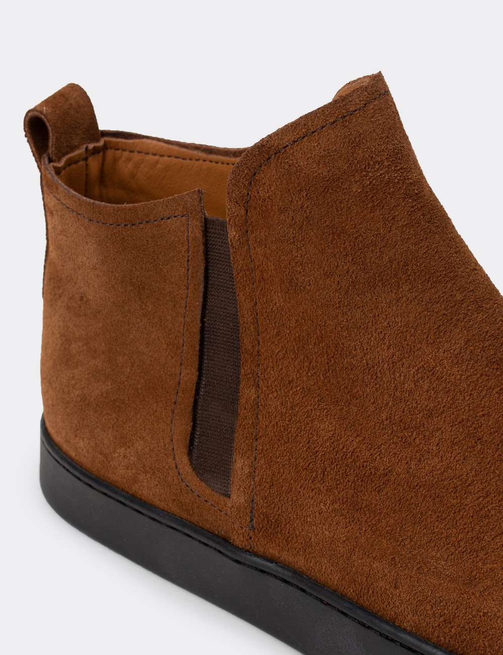 Brown Suede Leather Sneakers - 01864MTRNC01