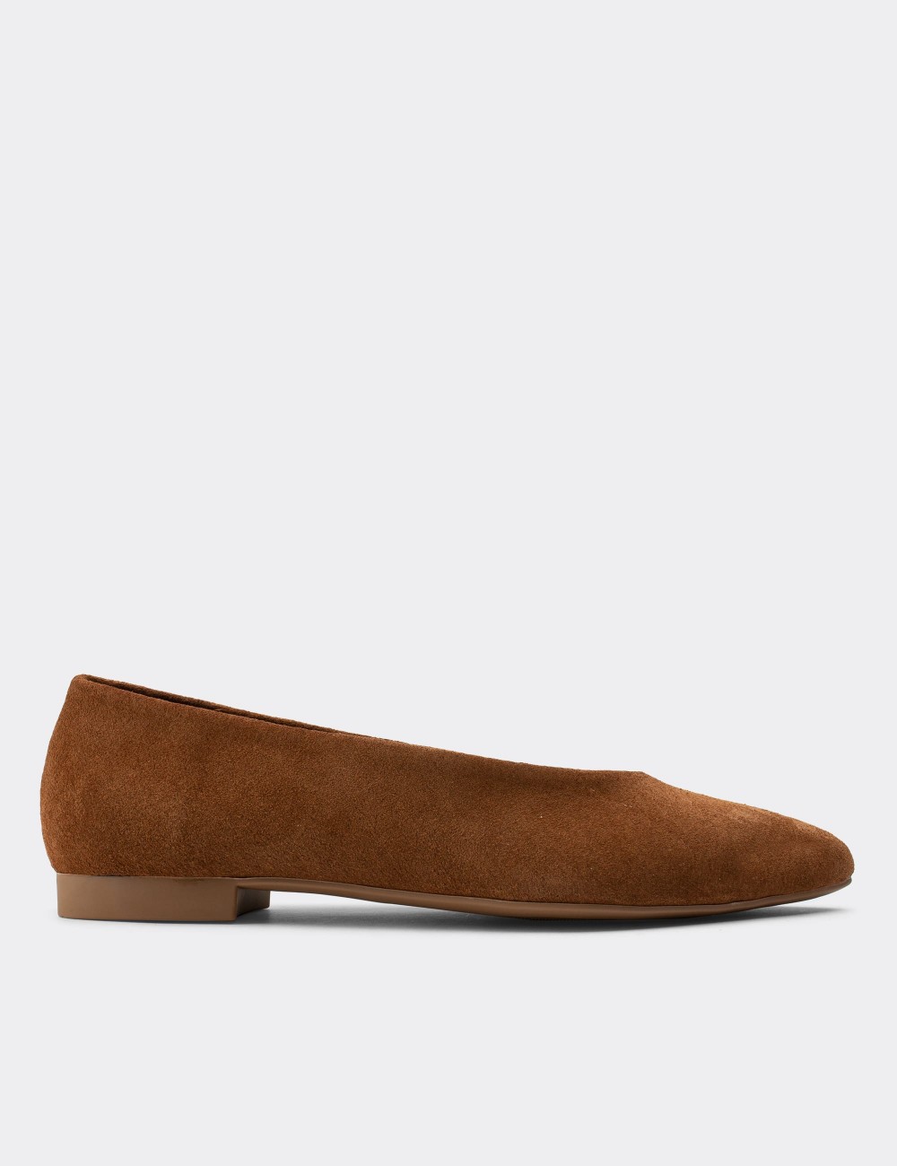 Tan Suede Leather Loafers - 01896ZTBAC01