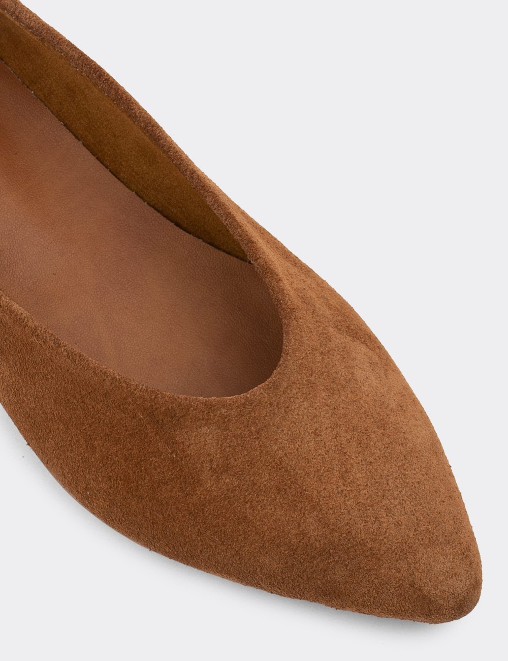 Tan Suede Leather Loafers - 01896ZTBAC01