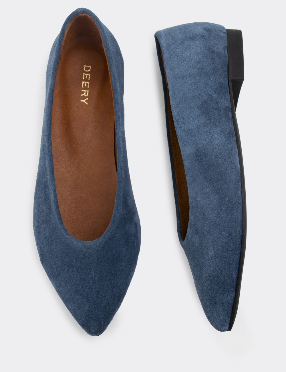 Blue Suede Leather Loafers - 01896ZMVIC01