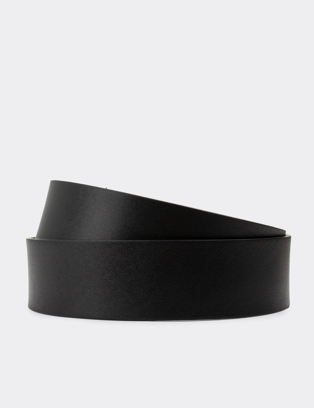  Leather Black Men's Belt - K0412MSYHW01