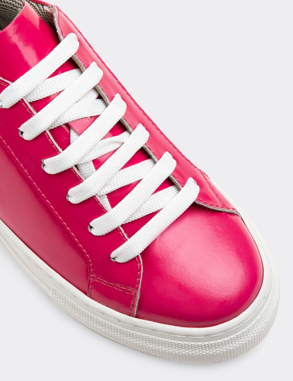 Pink  Leather Sneakers - Z1681ZFSYC01