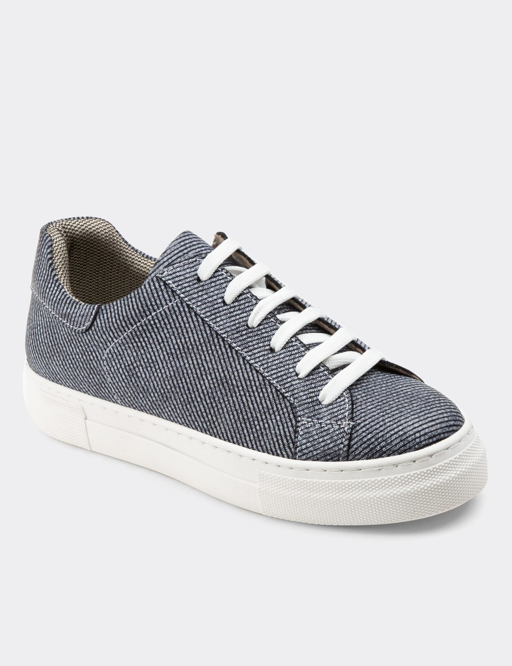 Blue Suede Leather Sneakers - Z1681ZMVIC01