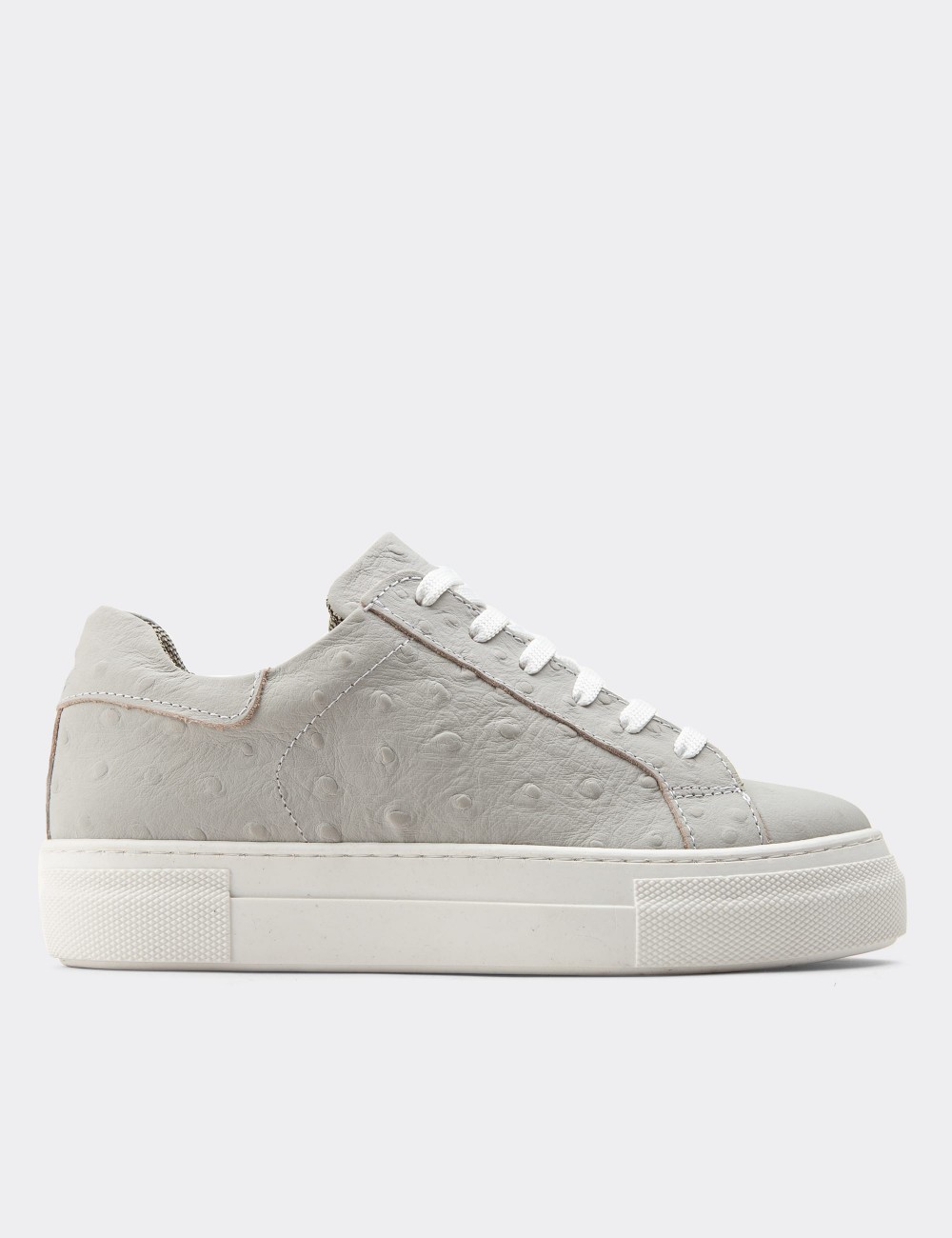 Gray Nubuck Leather Sneakers - Z1681ZGRIC02