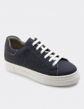 Anthracite Nubuck Leather Sneakers