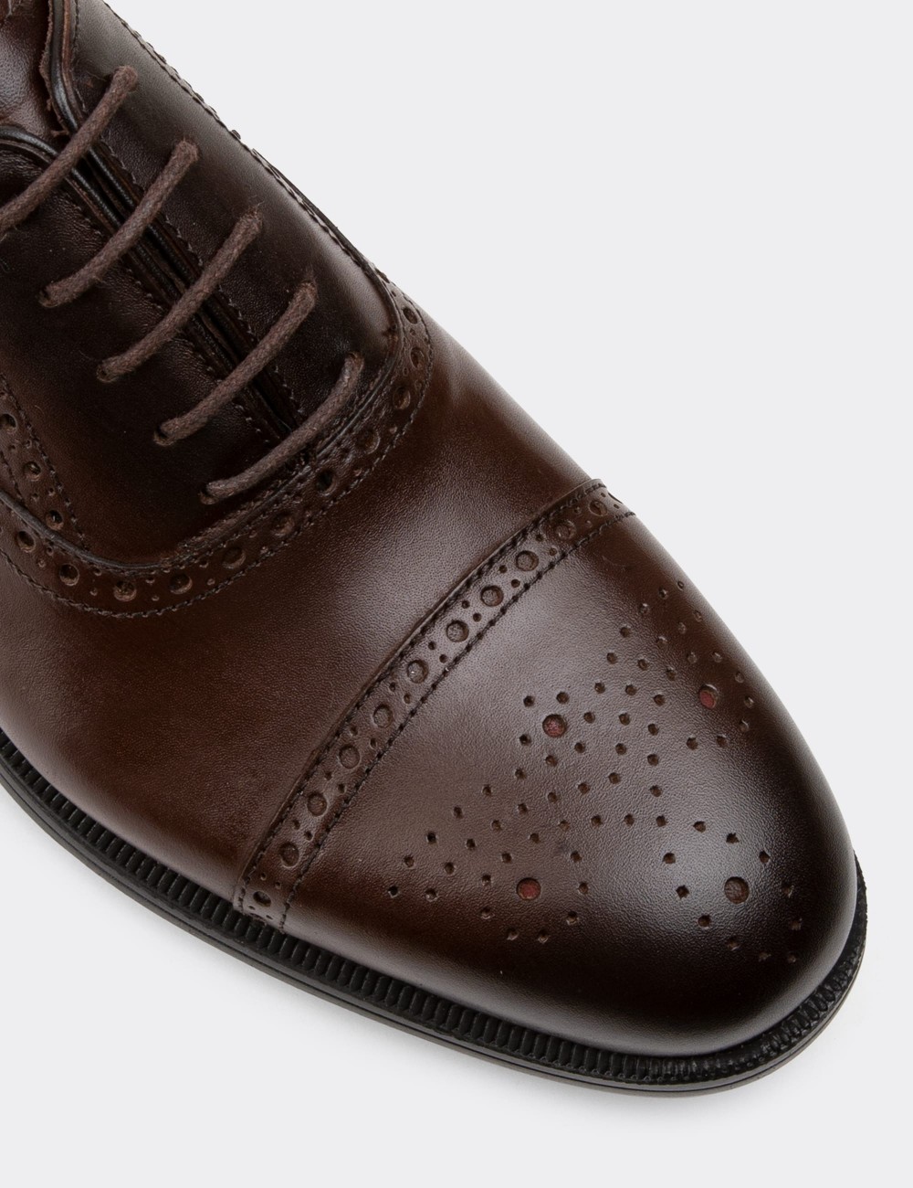 Brown  Leather Classic Shoes - 01813MKHVC02