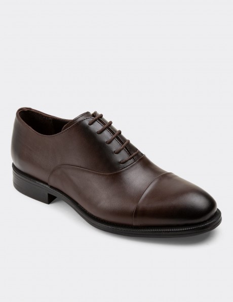 Brown Leather Classic Shoes