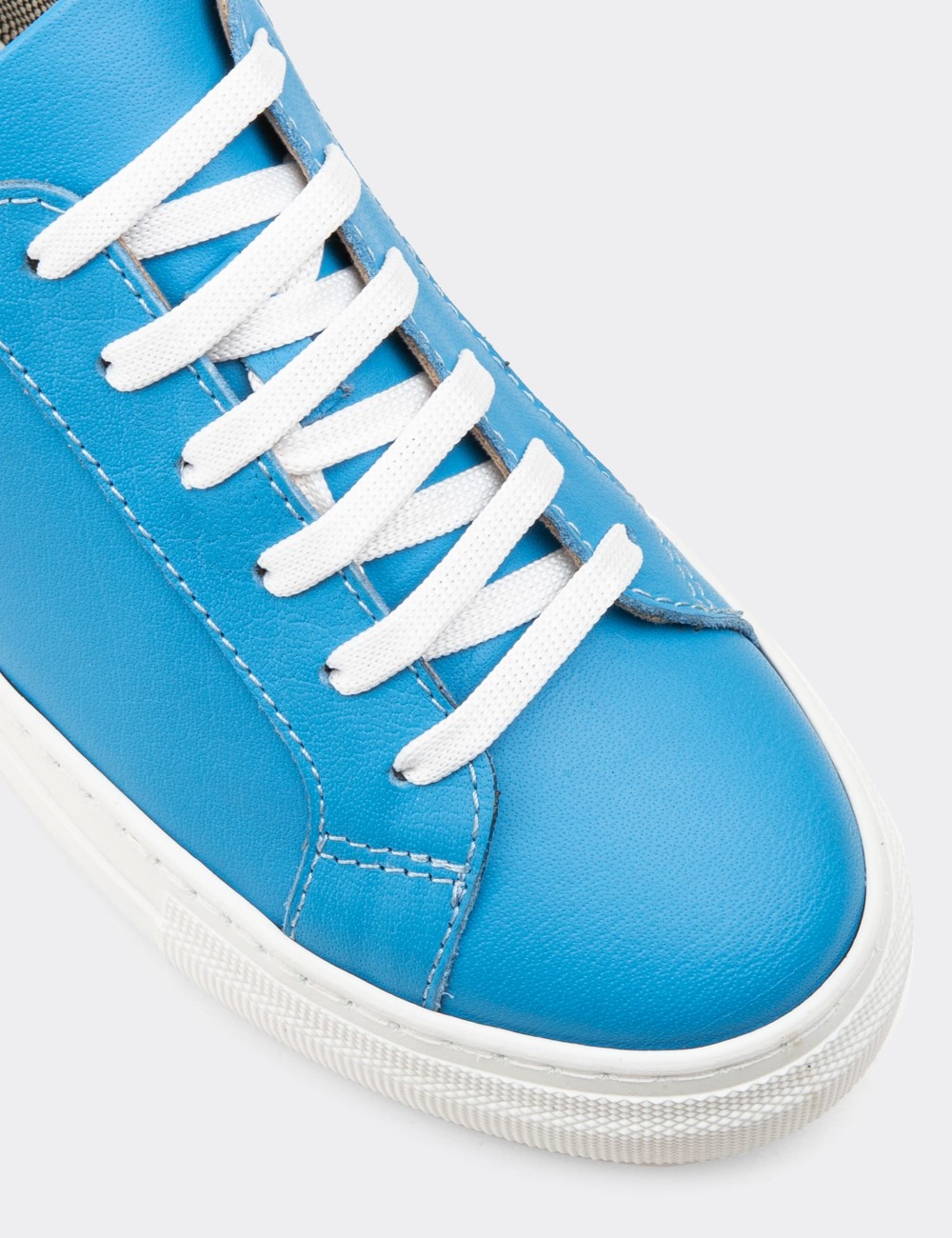 Blue  Leather Sneakers - Z1681ZMVIC07