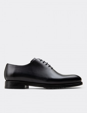 Navy  Leather Classic Shoes - 01830MLCVC01