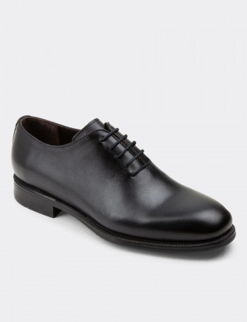 Navy  Leather Classic Shoes - 01830MLCVC01