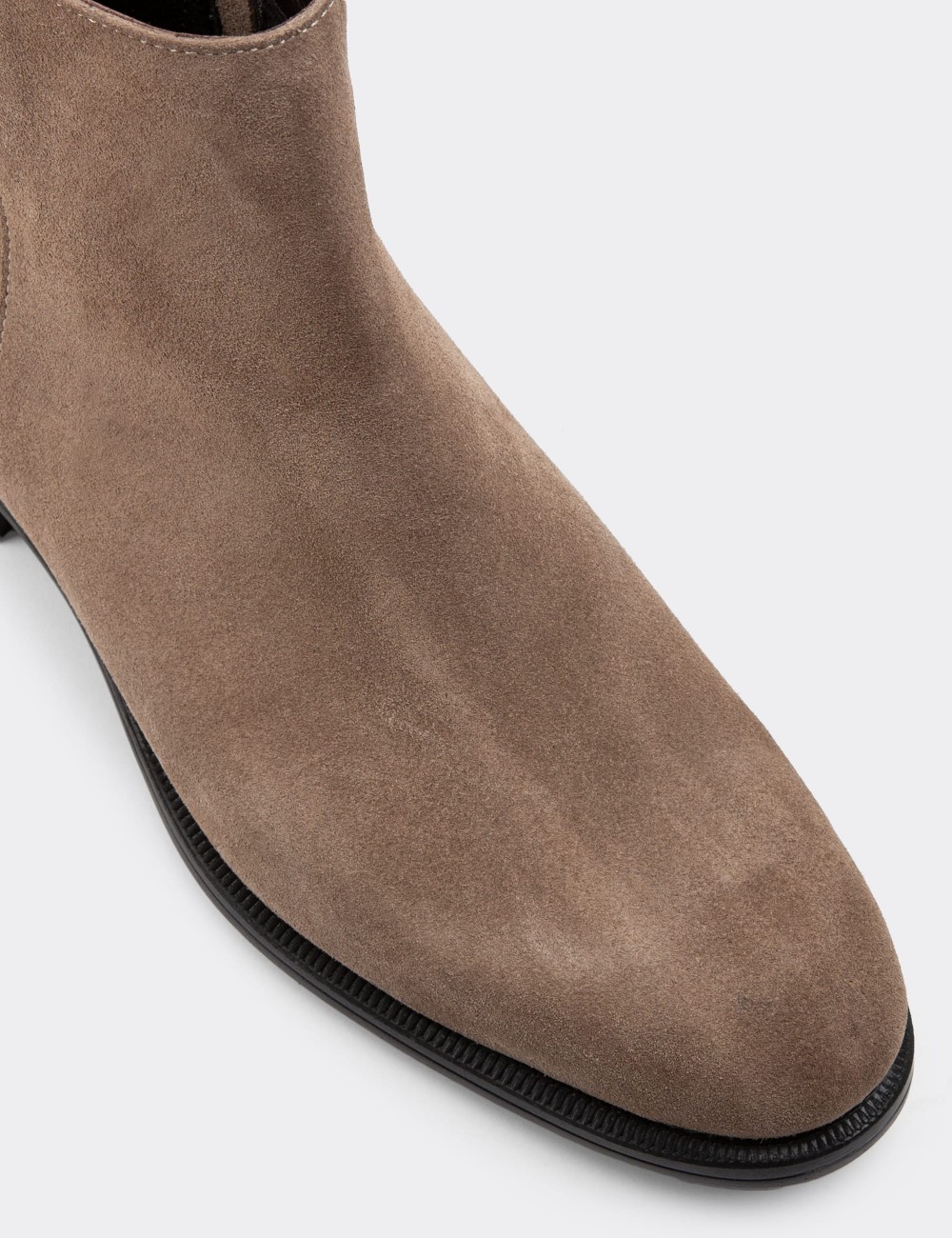 Sandstone Suede Leather Boots - 01921MVZNC01