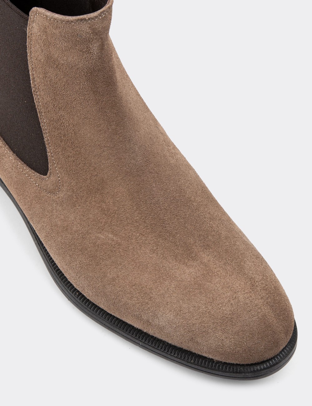 Sandstone Suede Leather Boots - 01919MVZNC01