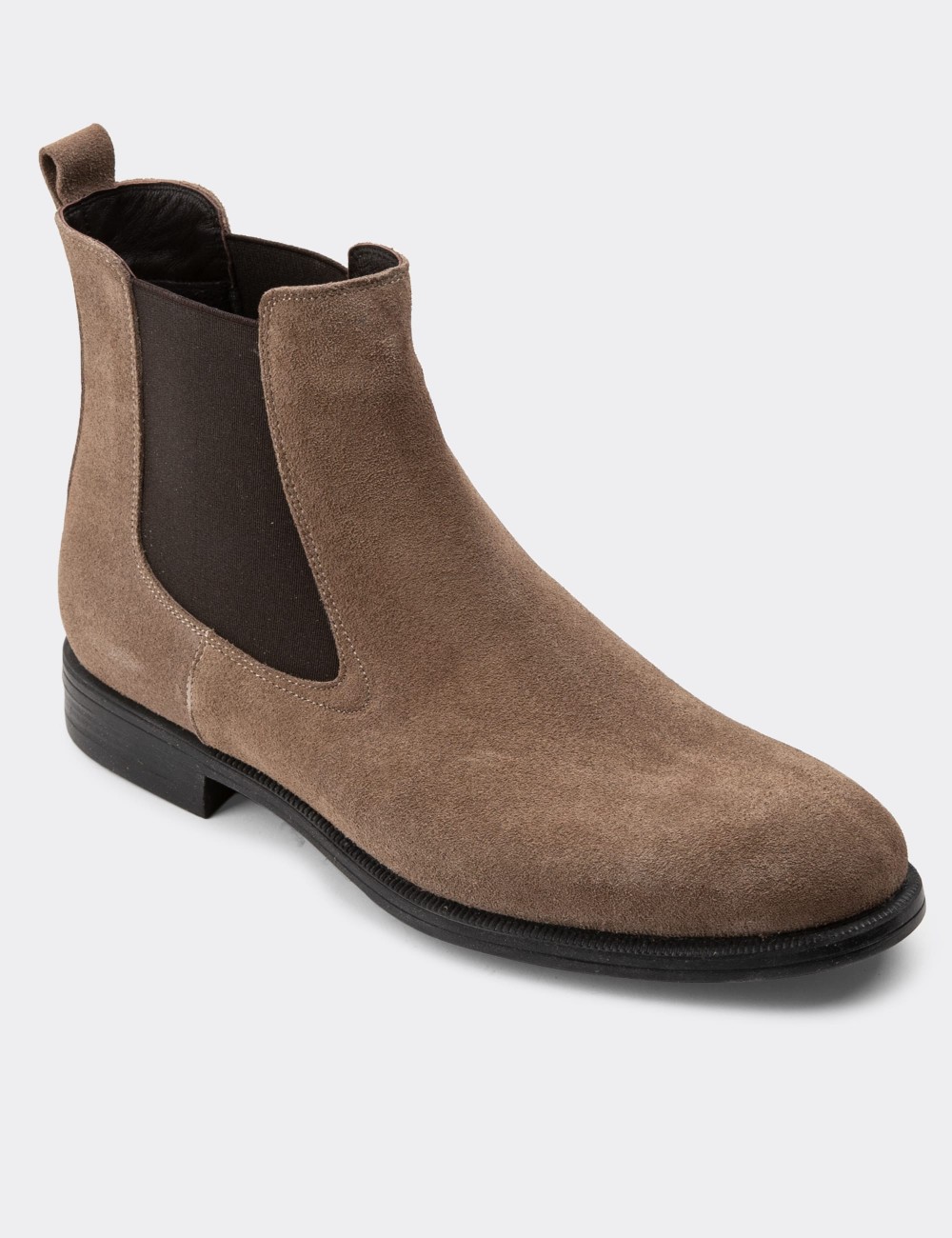 Sandstone Suede Leather Boots - 01919MVZNC01