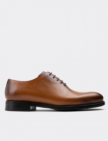 Tan Leather Classic Shoes - 01830MTBAC01