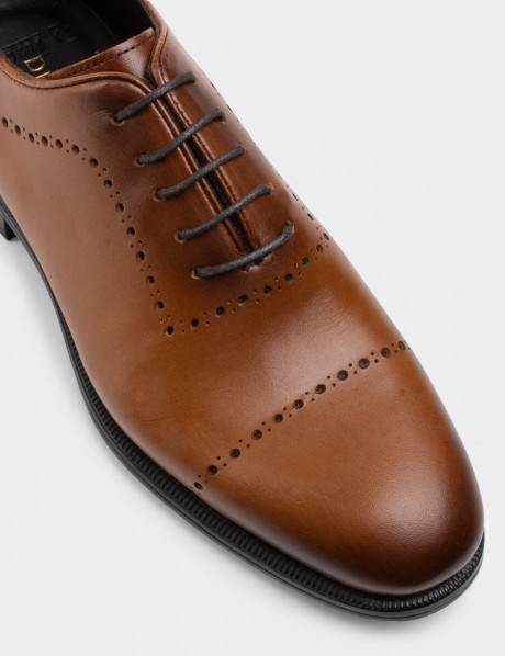 Tan Leather Classic Shoes