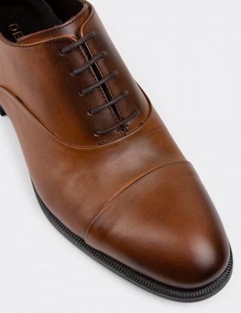 Tan Leather Classic Shoes - 01026MTBAC06