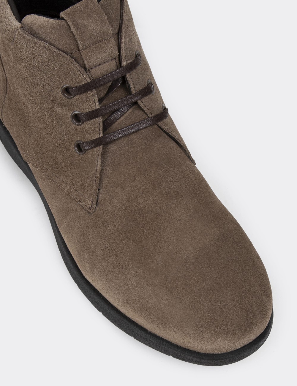 Sandstone Suede Leather Boots - 01948MVZNC01