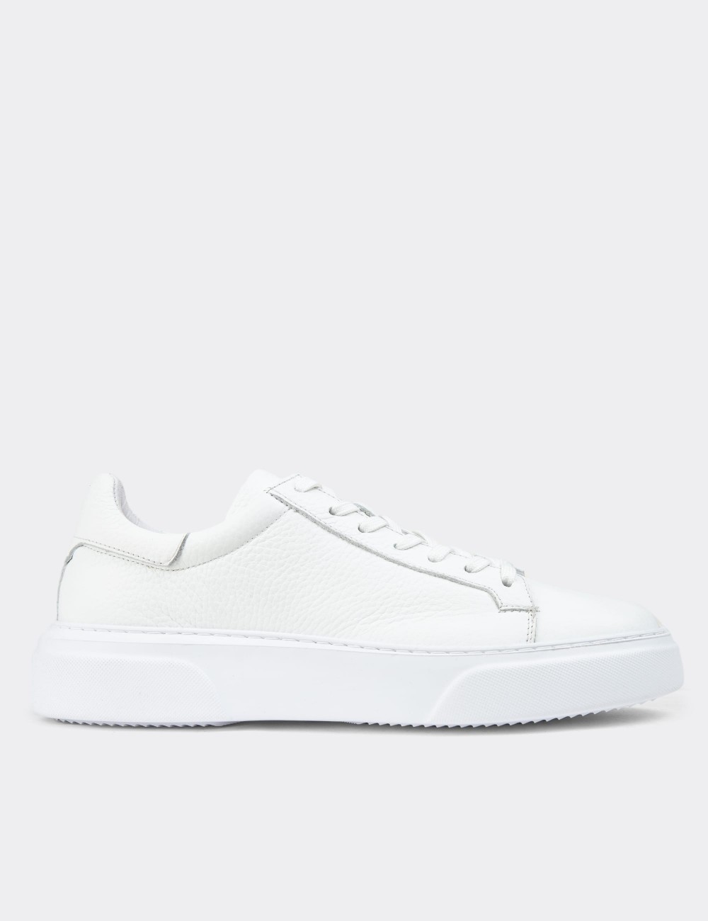White Leather Sneakers - M2501MBYZP01