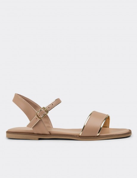 Beige Sandals