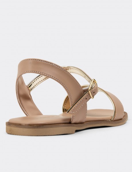 Beige Sandals