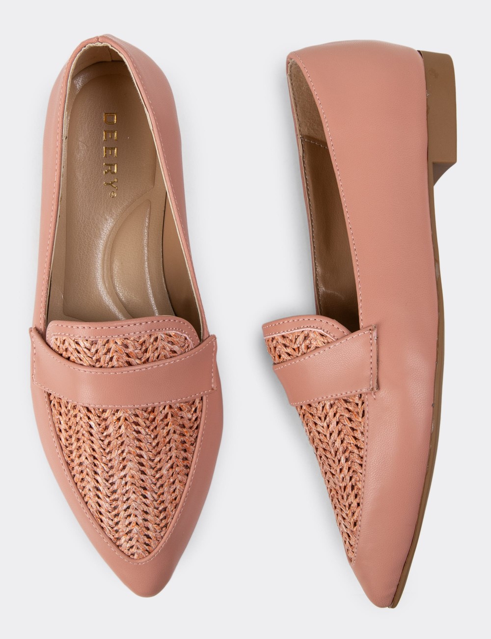 Pink Loafers - 38602ZPDRC01