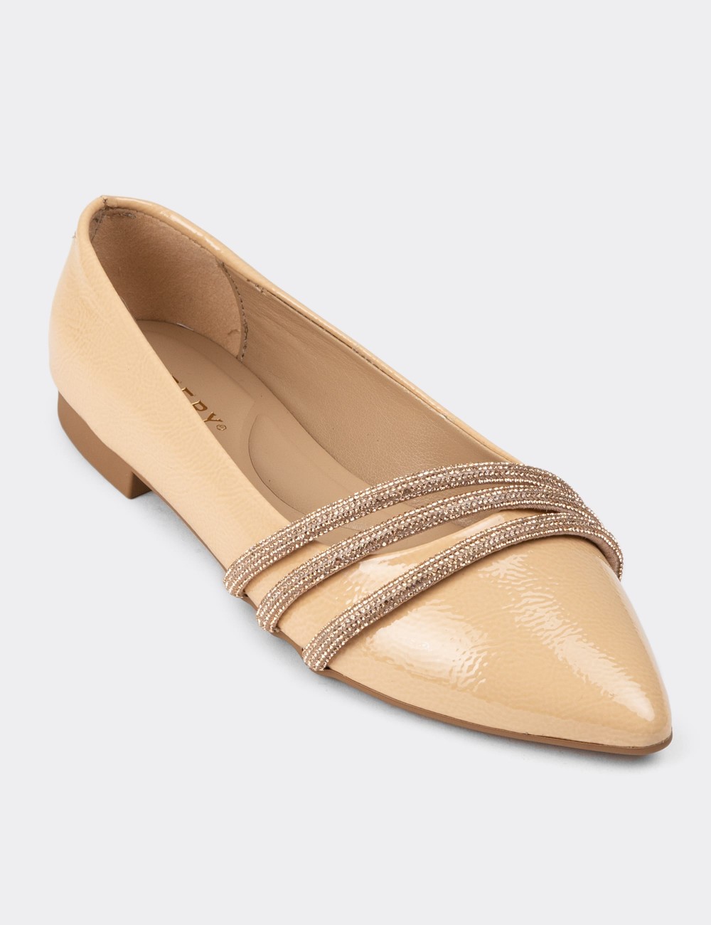 Camel Patent Loafers - 38601ZCMLC01