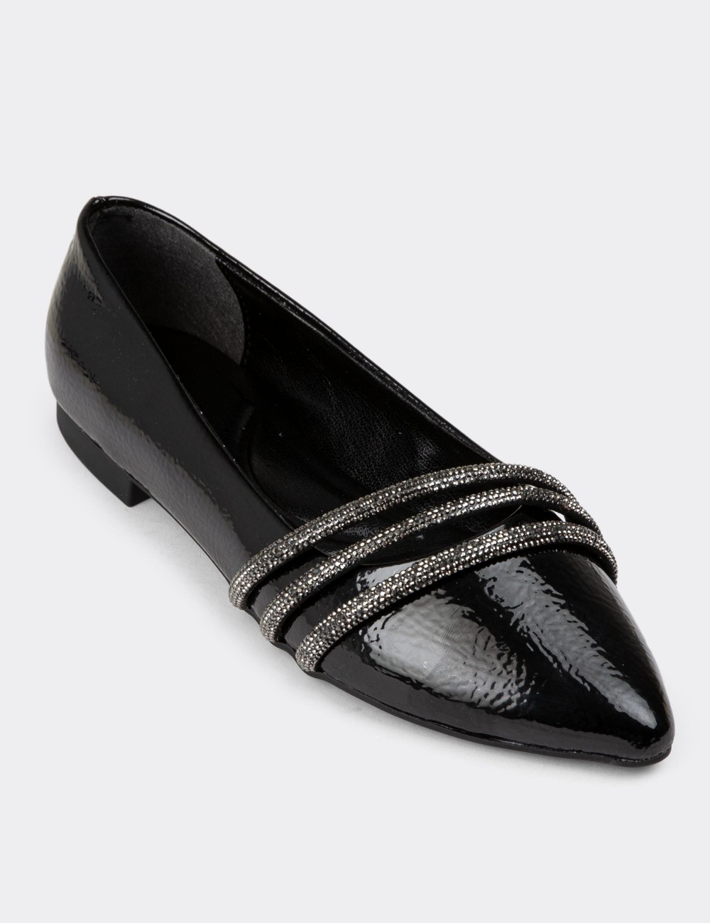 Black Patent Loafers - 38601ZSYHC01
