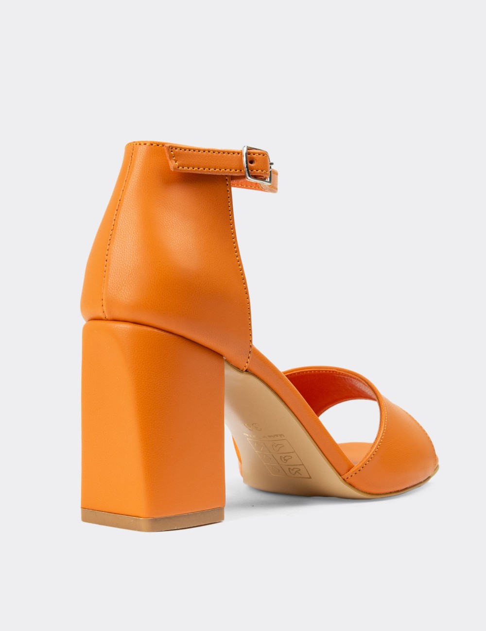 Orange Sandals - K0851ZORJM01