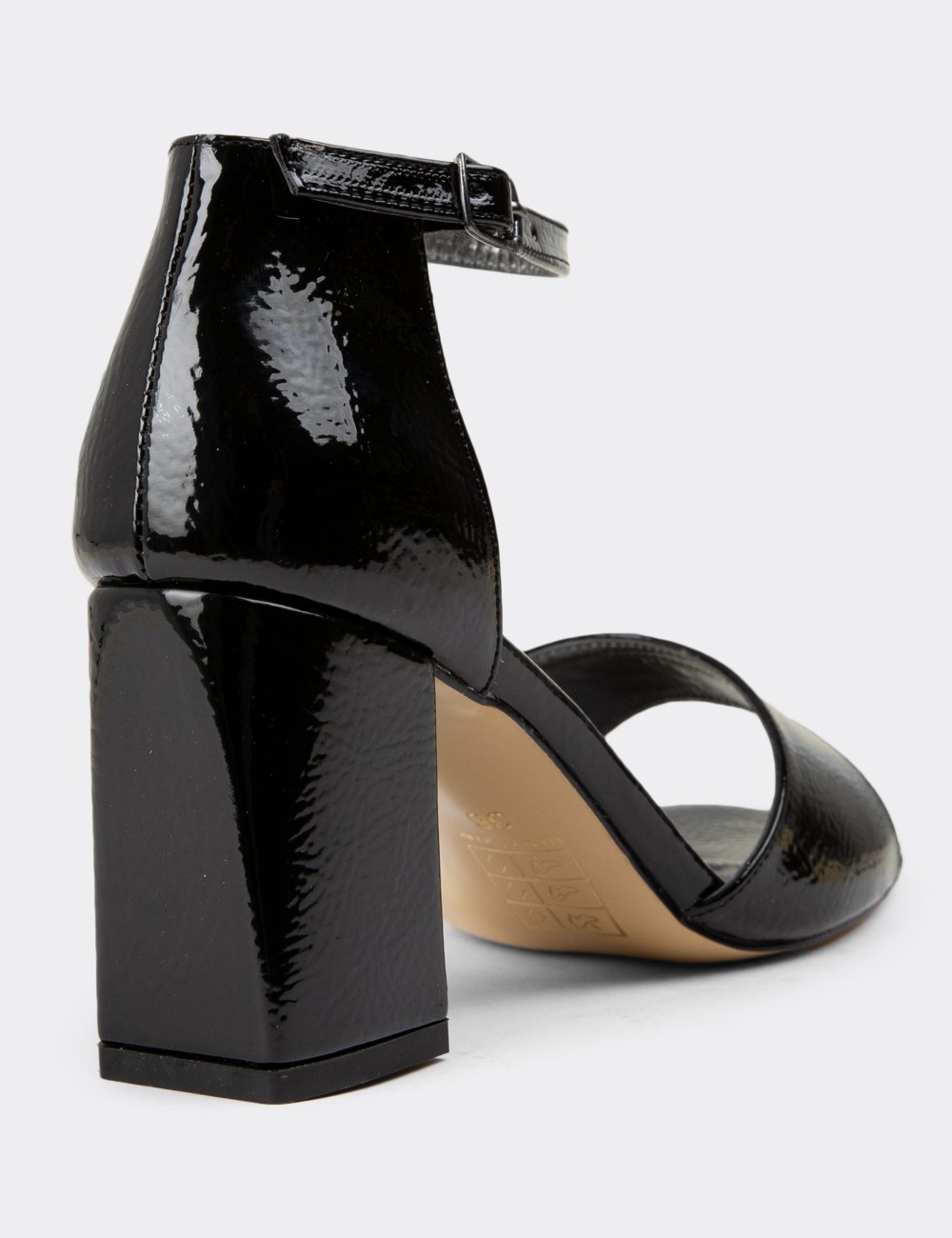 Black Patent Sandals - K0851ZSYHM02