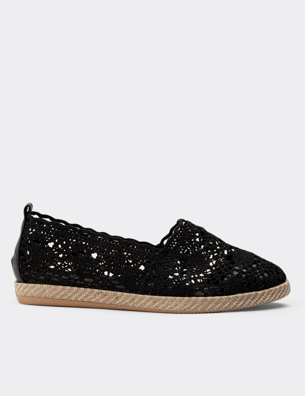 Black Espadrilles - 38650ZSYHC01