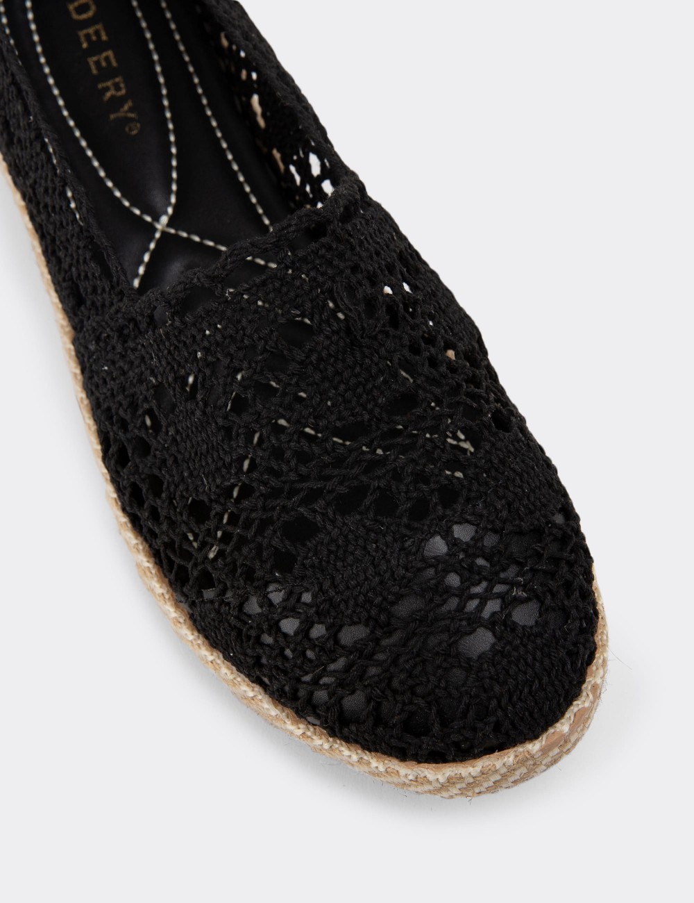 Black Espadrilles - 38650ZSYHC01