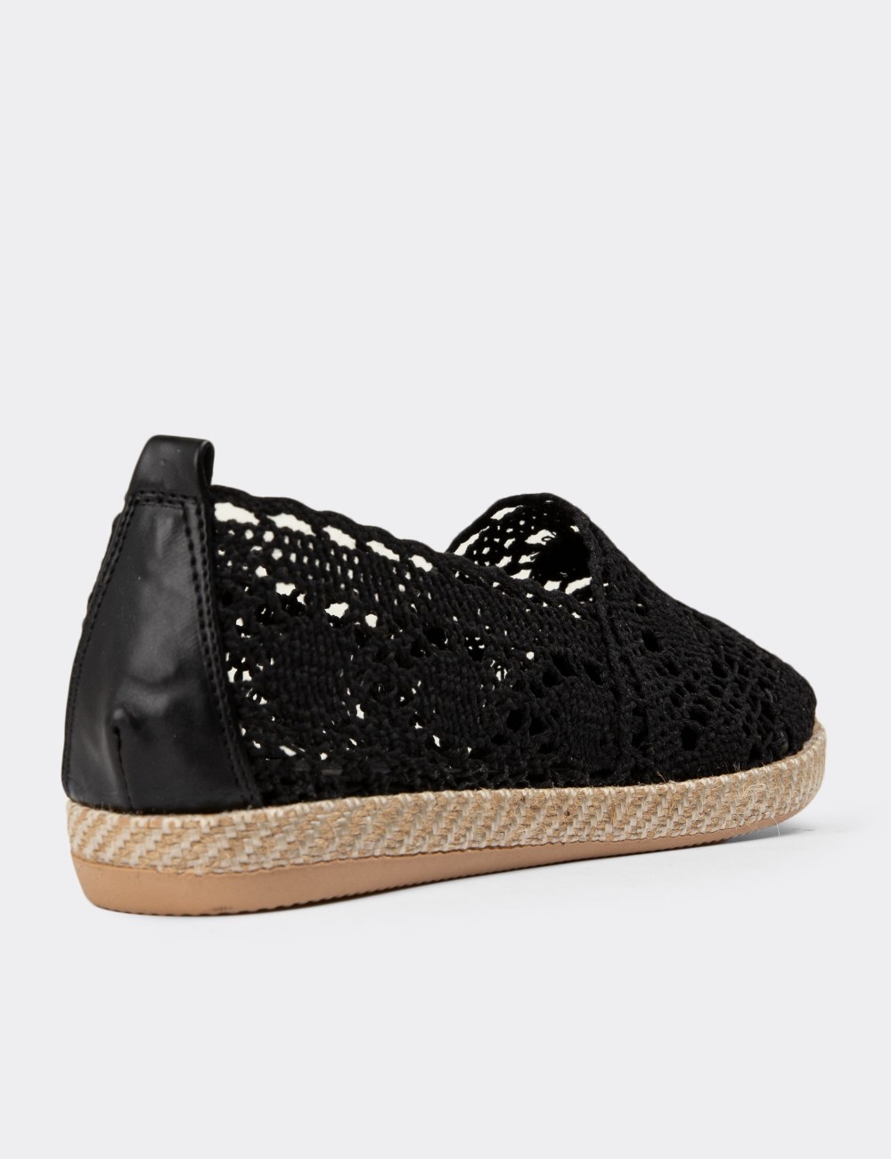 Black Espadrilles - 38650ZSYHC01