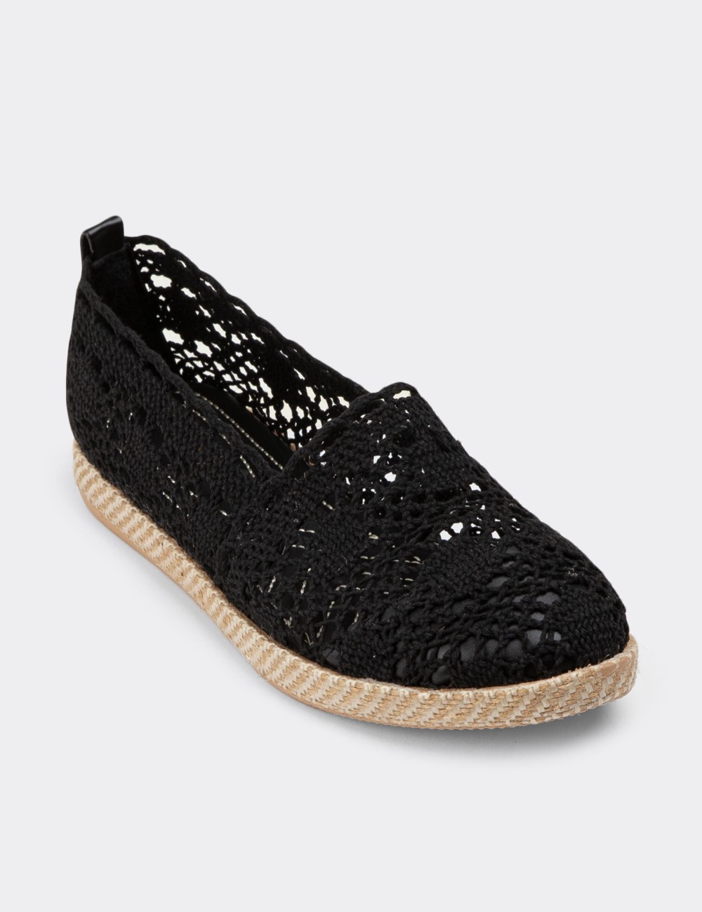 Black Espadrilles - 38650ZSYHC01