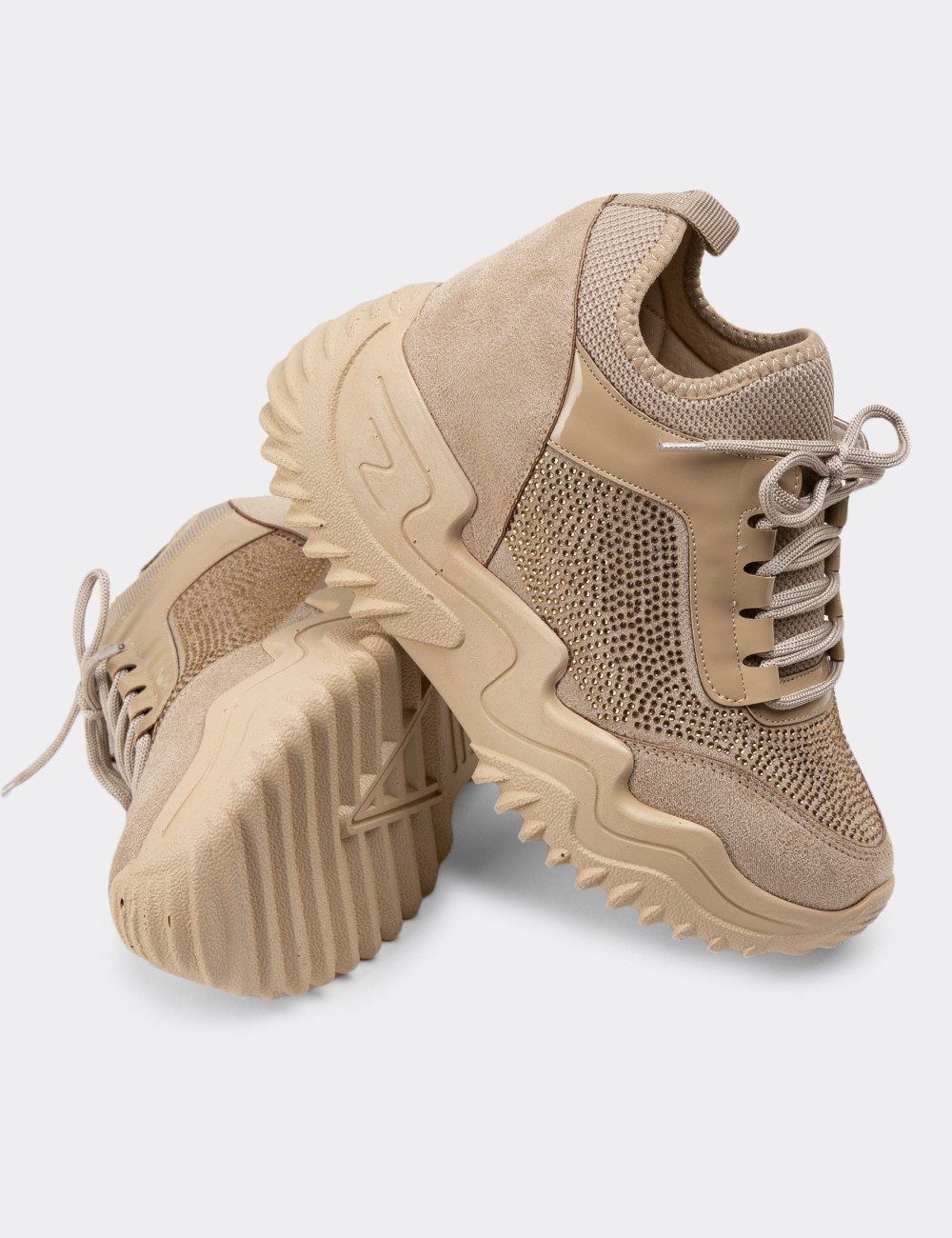 Beige Sneakers - PM401ZBEJP01