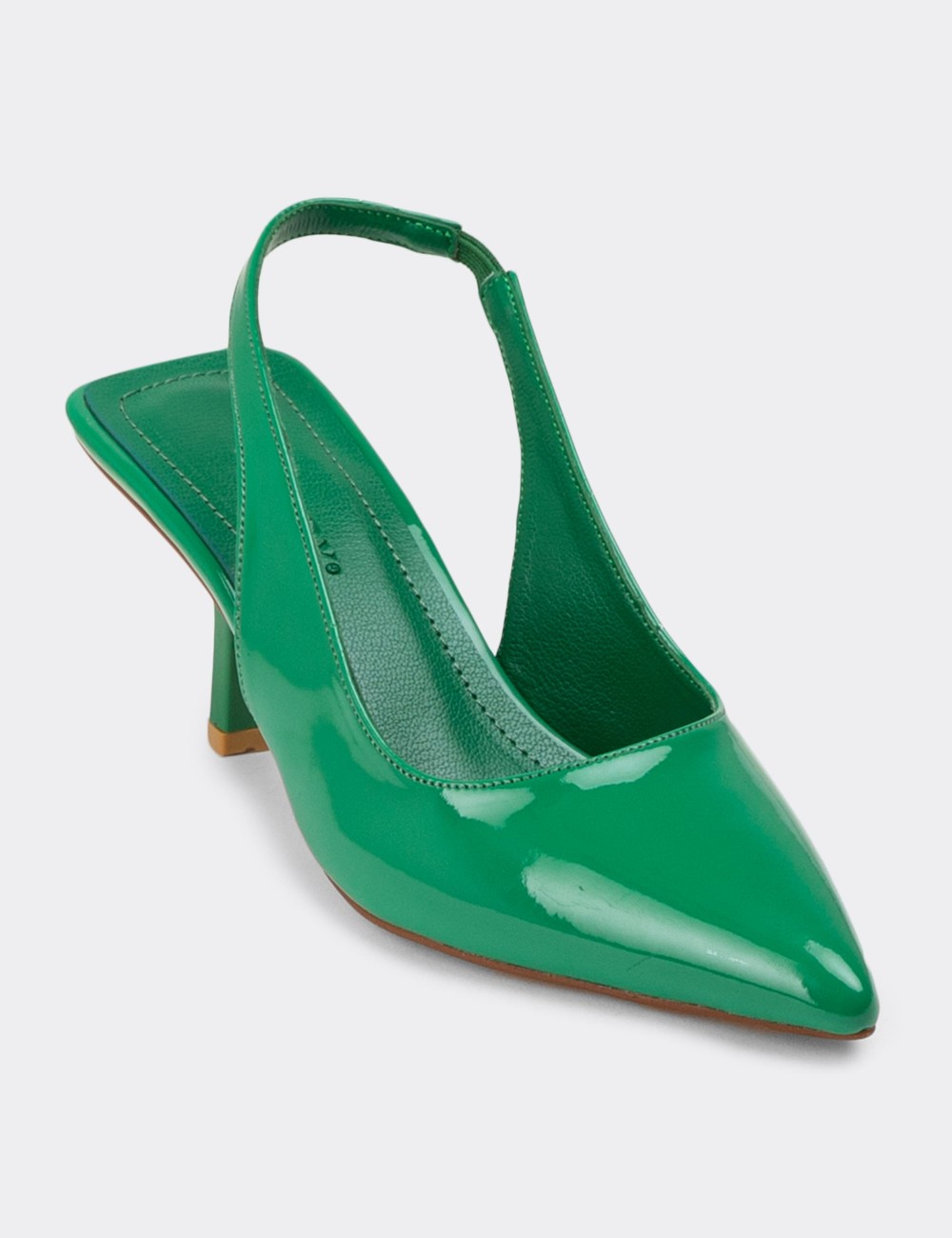 Green Patent Pumps - K0601ZYSLM01