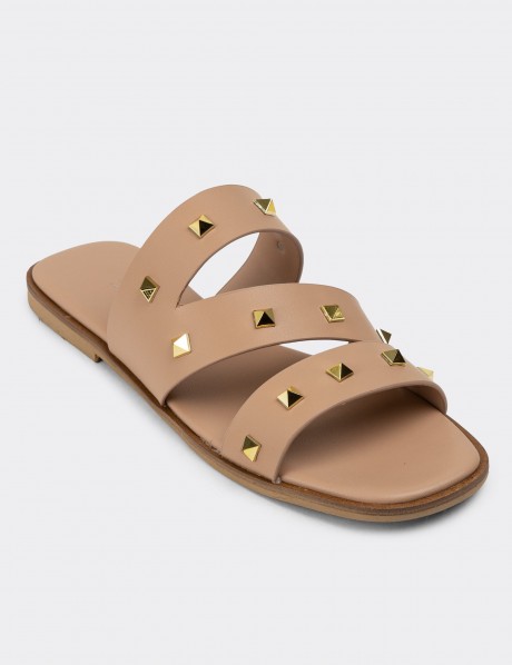 Beige Sandals