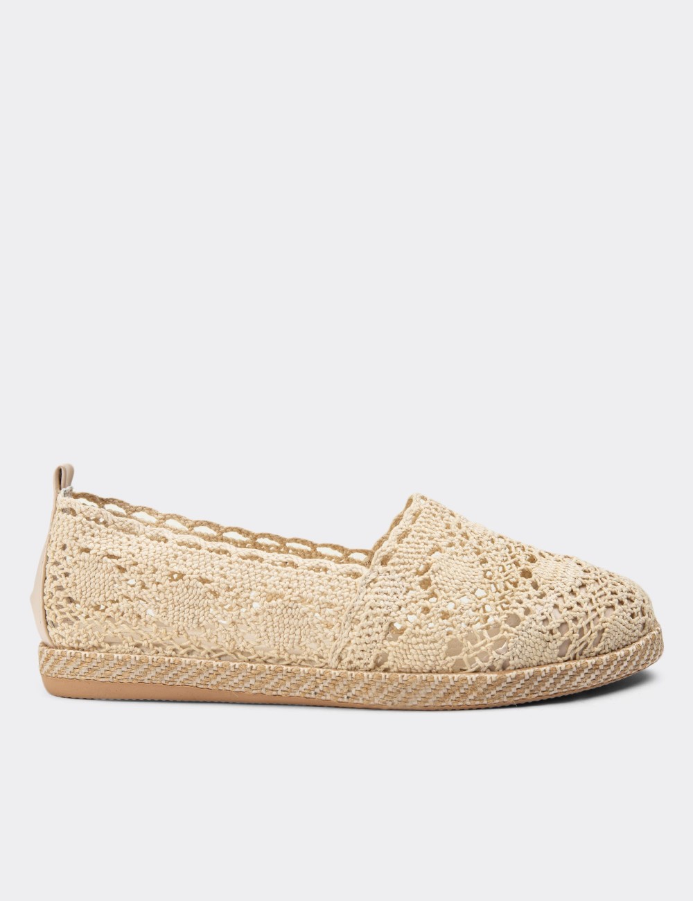 Beige Espadrilles - 38650ZBEJC01