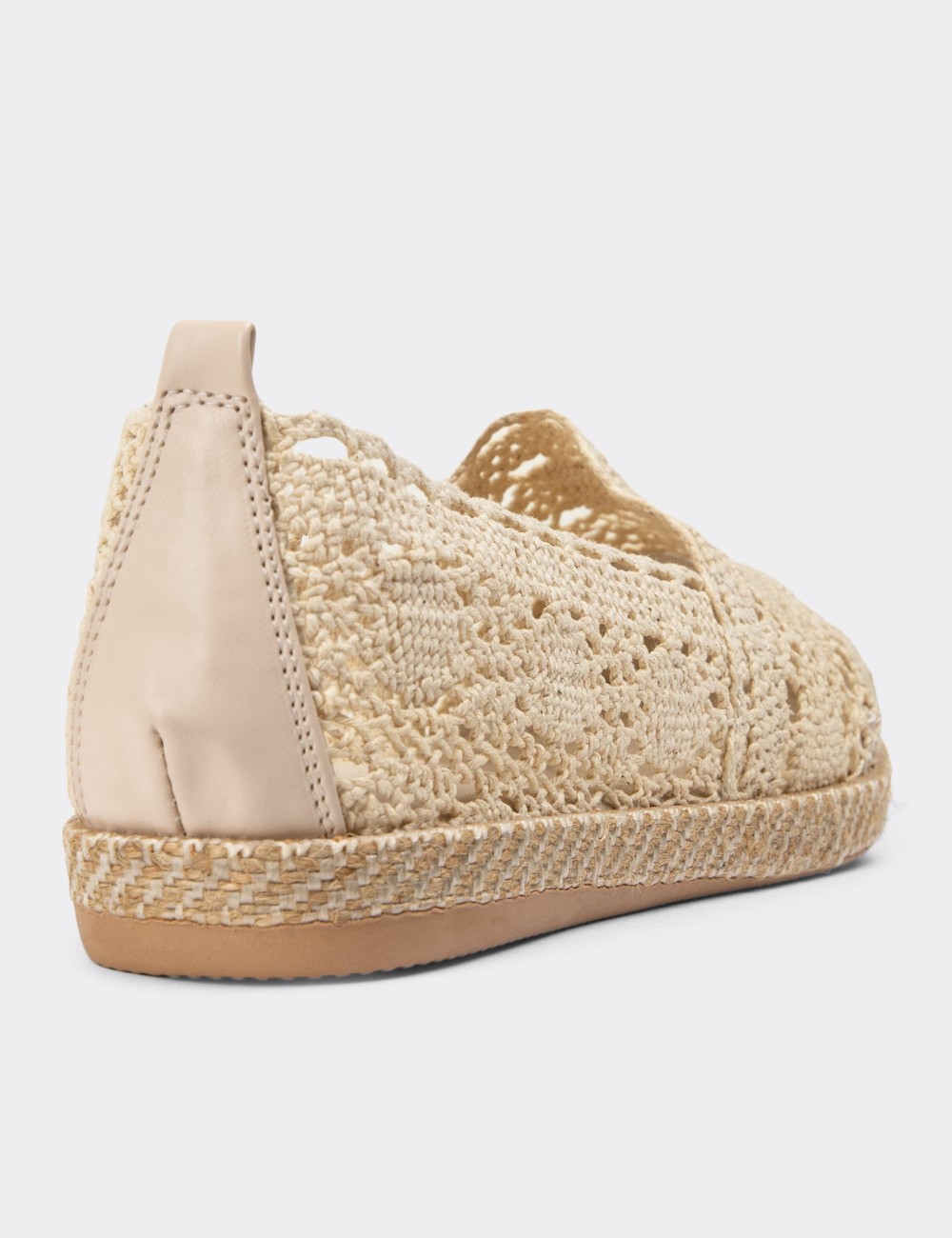 Beige Espadrilles - 38650ZBEJC01