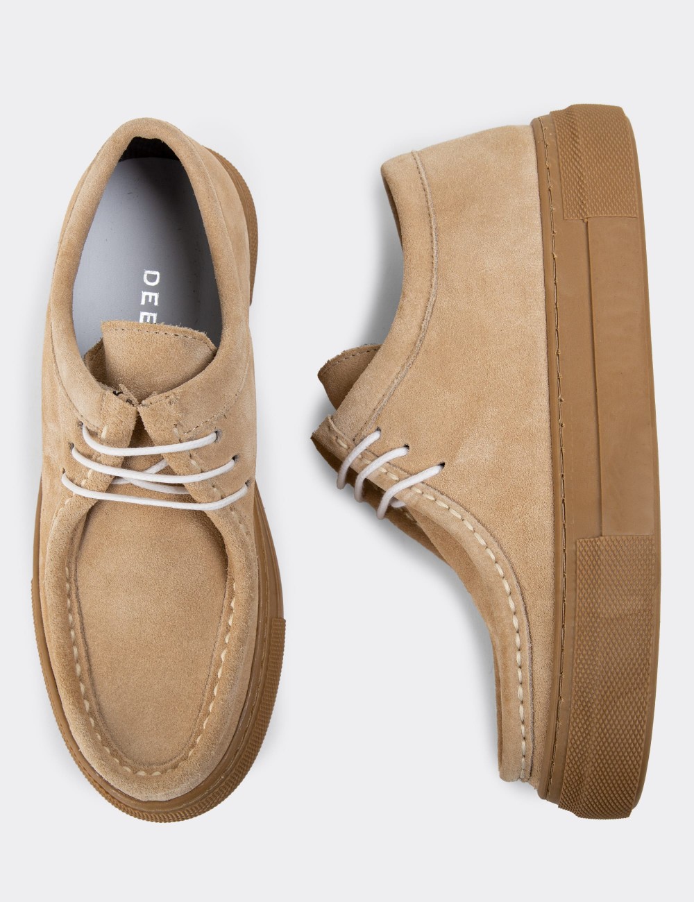 SUEDE AND BEIGE LEATHERスニーカー side.png