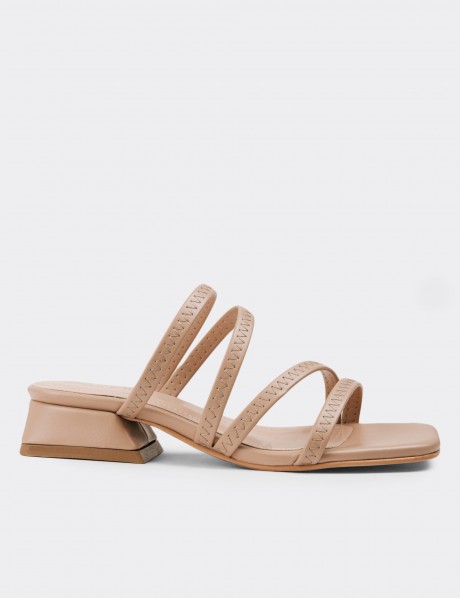 Beige Sandals