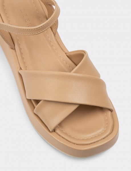 Beige Sandals