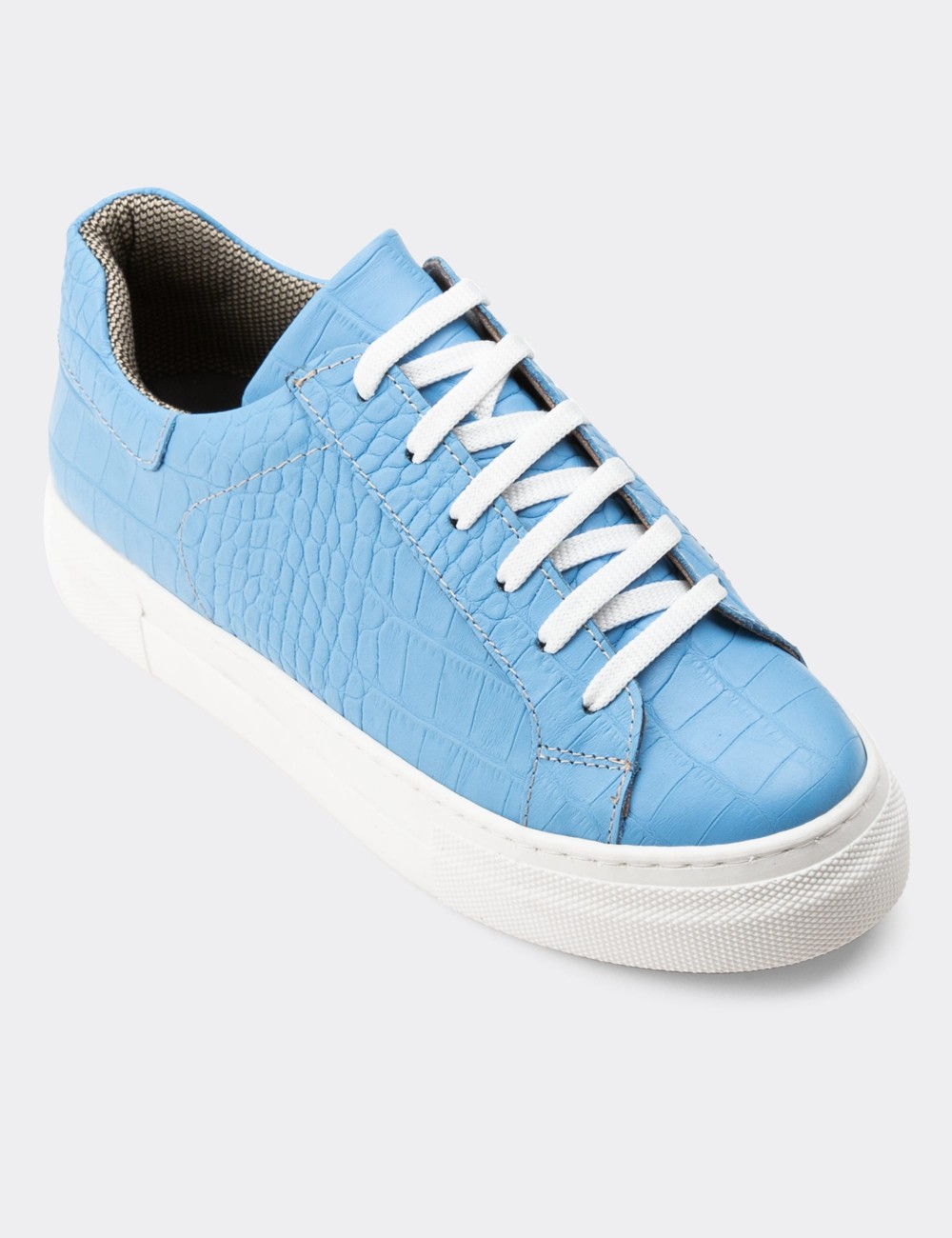 Blue Leather Sneakers - Z1681ZMVIC09