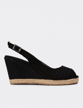 Black Sandals - K1162ZSYHC01