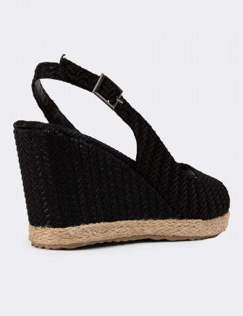 Black Sandals - K1162ZSYHC01