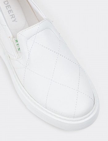 White Slip-on Sneakers - CE490ZBYZP01