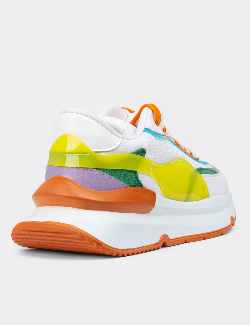 Orange Sneakers - SP160ZTRCC01