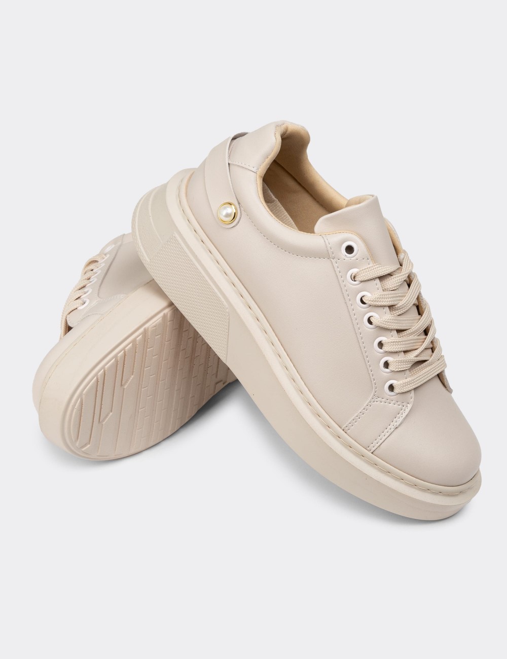 Beige Sneakers - RM502ZBEJC01