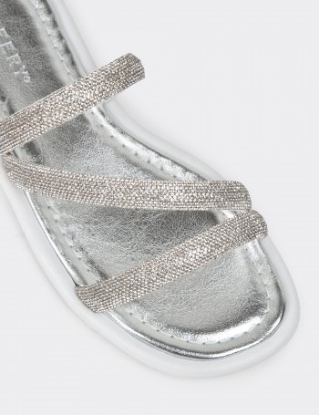 Silver Sandals - K7514ZGMSC01