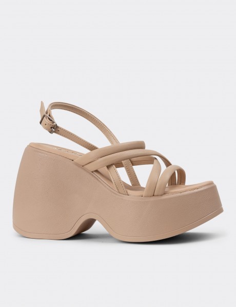 Beige Sandals