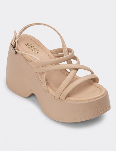 Beige Sandals